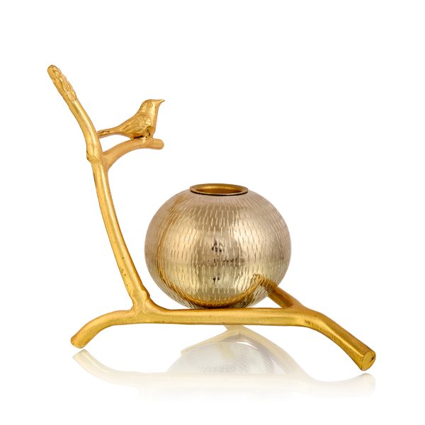 Bird Stand T-Lite Candle Holder
