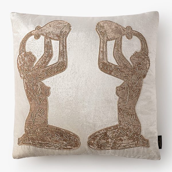 Medieval Art Design embroidered Cushion
