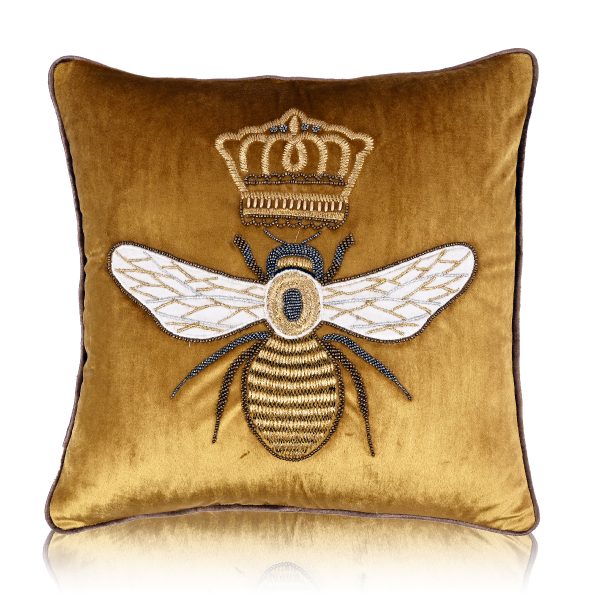 Butterfly Queen Handmade Embroidery Cushion Cover